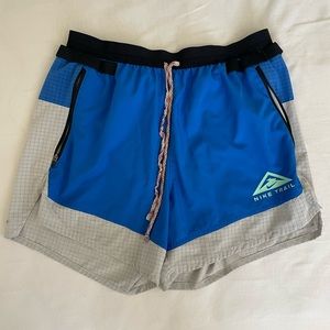 Nike Flex Stride Trail Dri Fit 5” Brief Lined Running Shorts - Blue/Medium